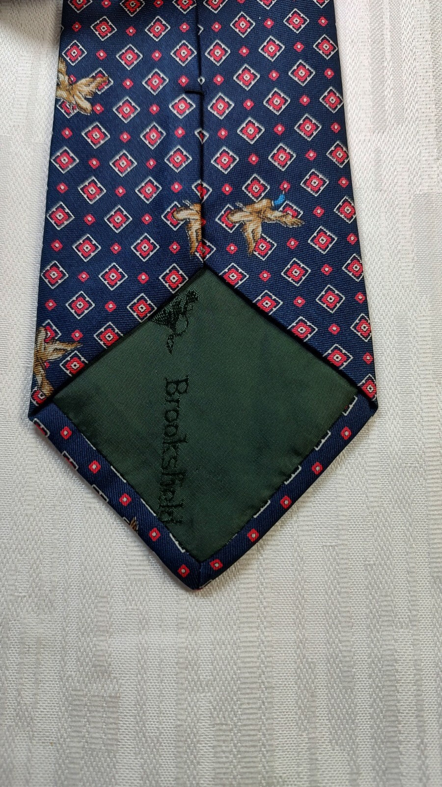 BROOKSFIELD 100% SILK TIE SETA CRAVATTA NECKTIE MADE IN ITALY CLASSIC