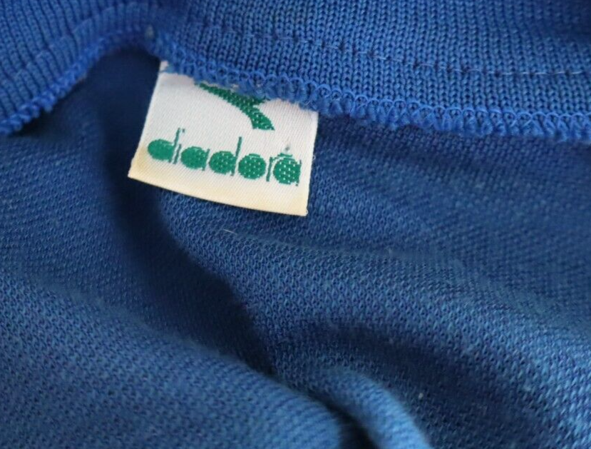 DIADORA ITALIA MAGLIA CALCIO TRIKOT UOMO TG L SOCCER JERSEY VINTAGE SHIRT SPORT