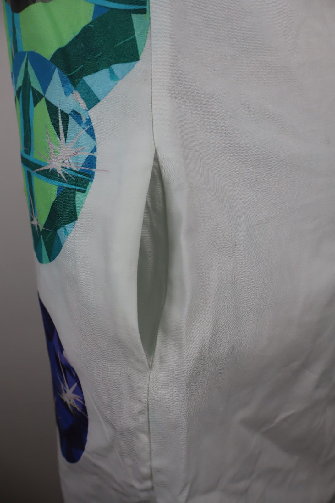 DESIGUAL VESTITO ABITO SMANICATO DONNA TG. 38 WOMAN CASUAL VINTAGE DRESS GEMME