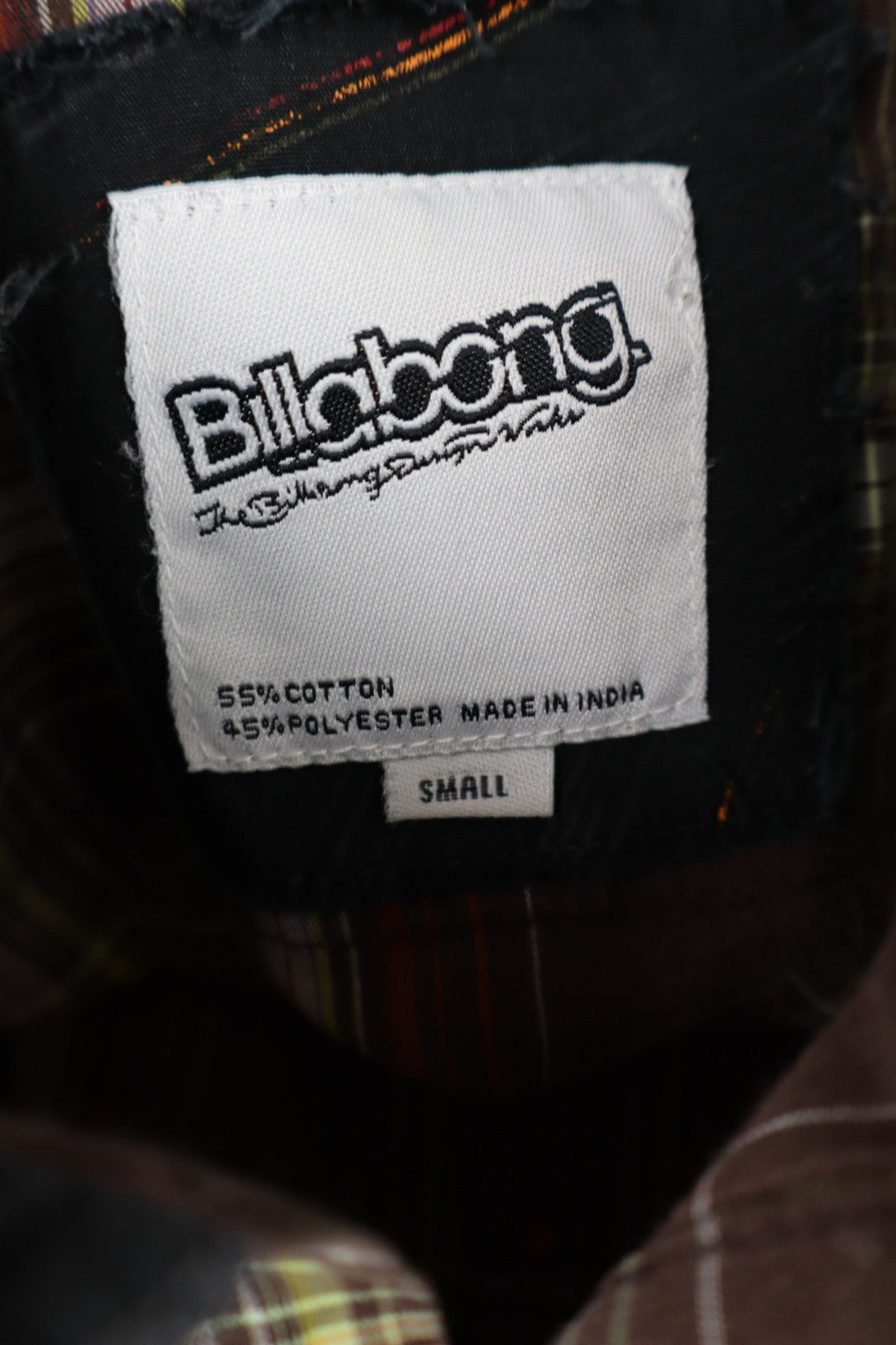 BILLABONG CAMICIA UOMO TG. S MAN CASUAL VINTAGE SHIRT COTONE COTTON LOGO