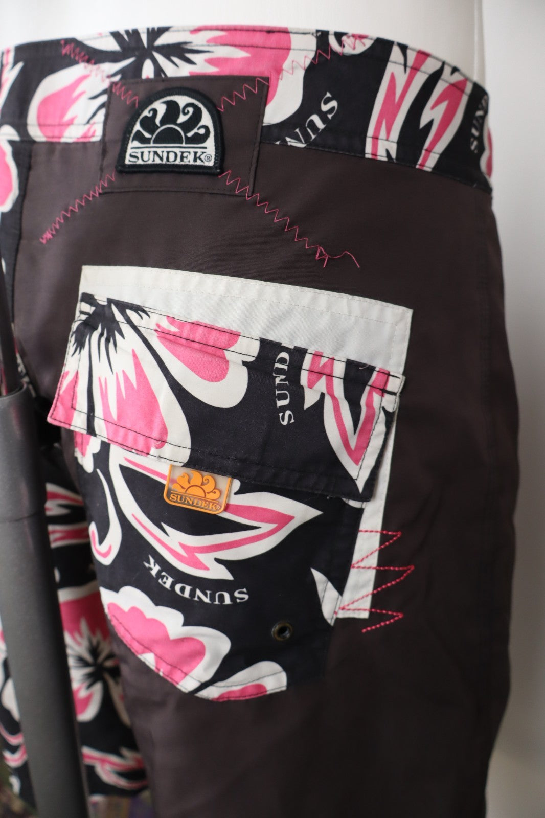 SUNDEK COSTUME PANTALONCINO MARE UOMO TG 32 MEN SWIMSUIT VINTAGE CASUAL