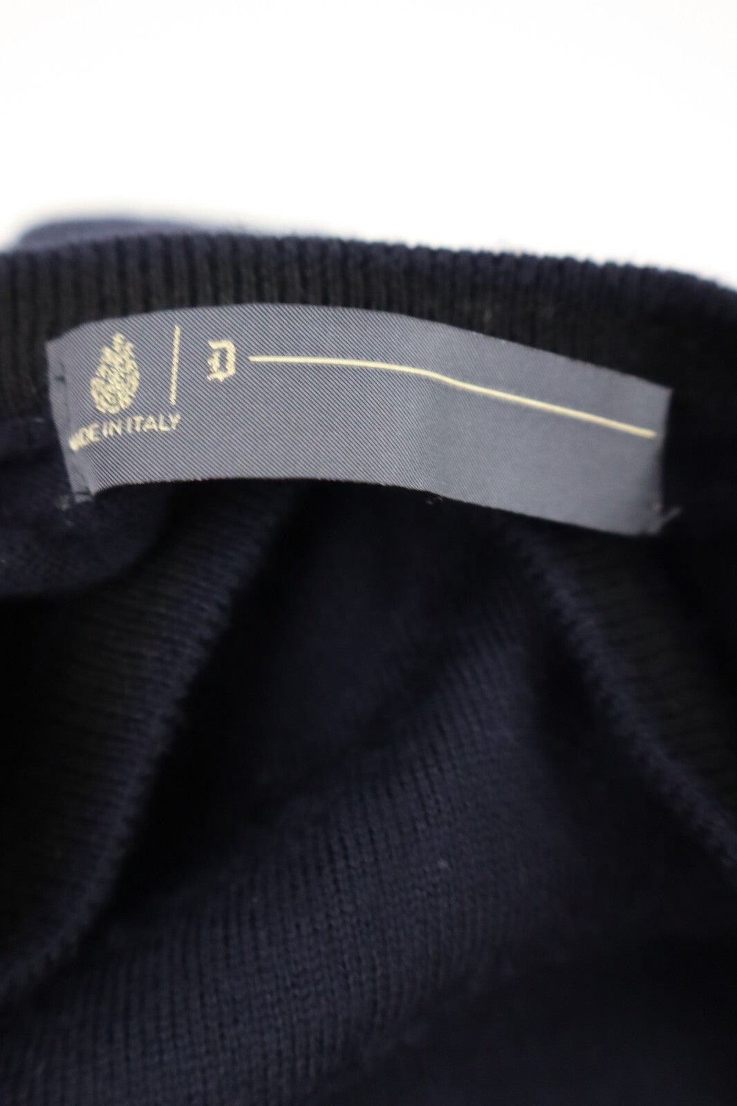 DONDUP MAGLIONE LANA MERINO CASUAL VINTAGE UOMO TG L SWEATER WOOL