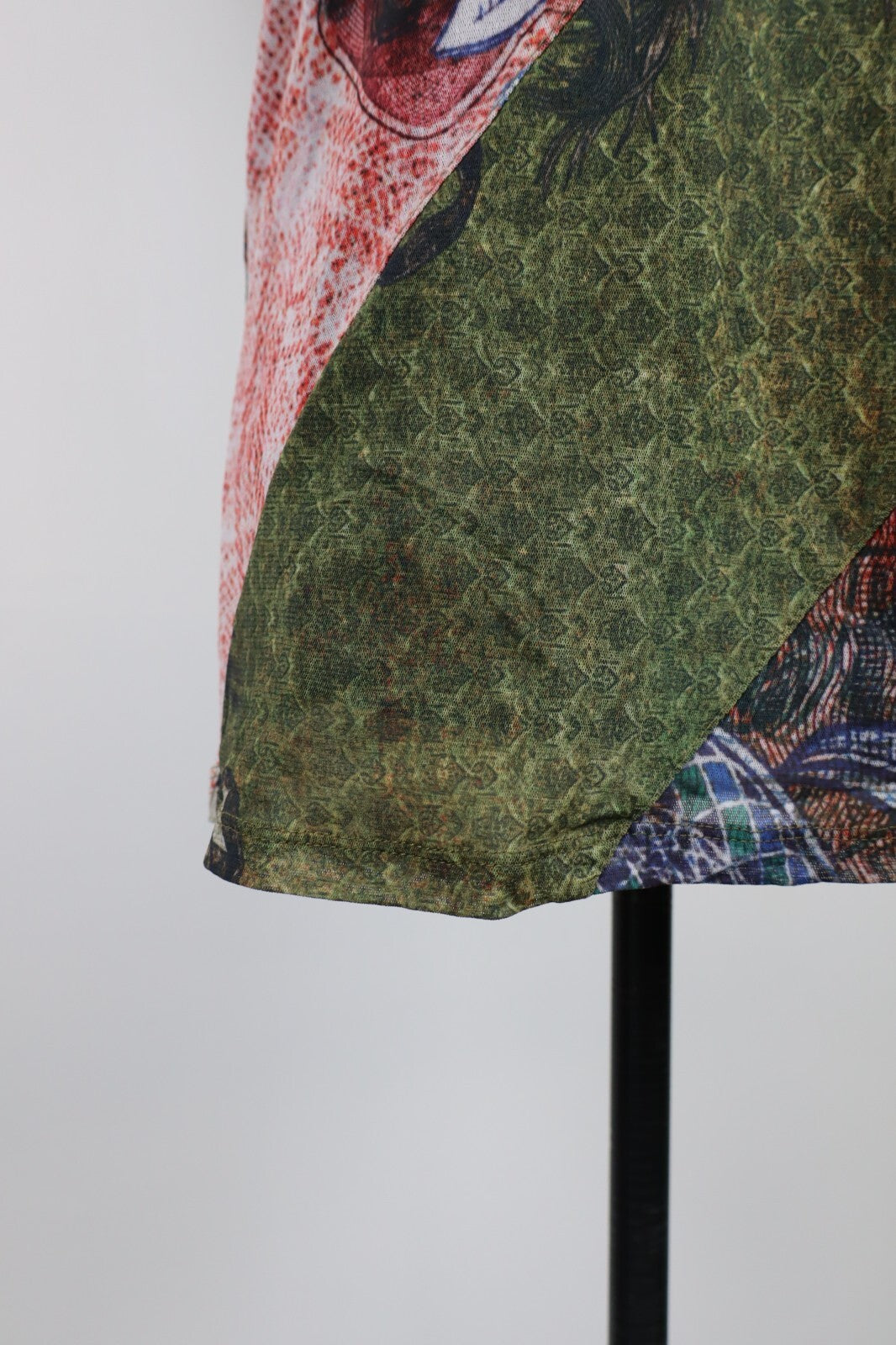 DESIGUAL MAGLIA MEZZE MANICHE DONNA TG. S WOMAN T-SHIRT CASUAL VINTAGE FLOREALE