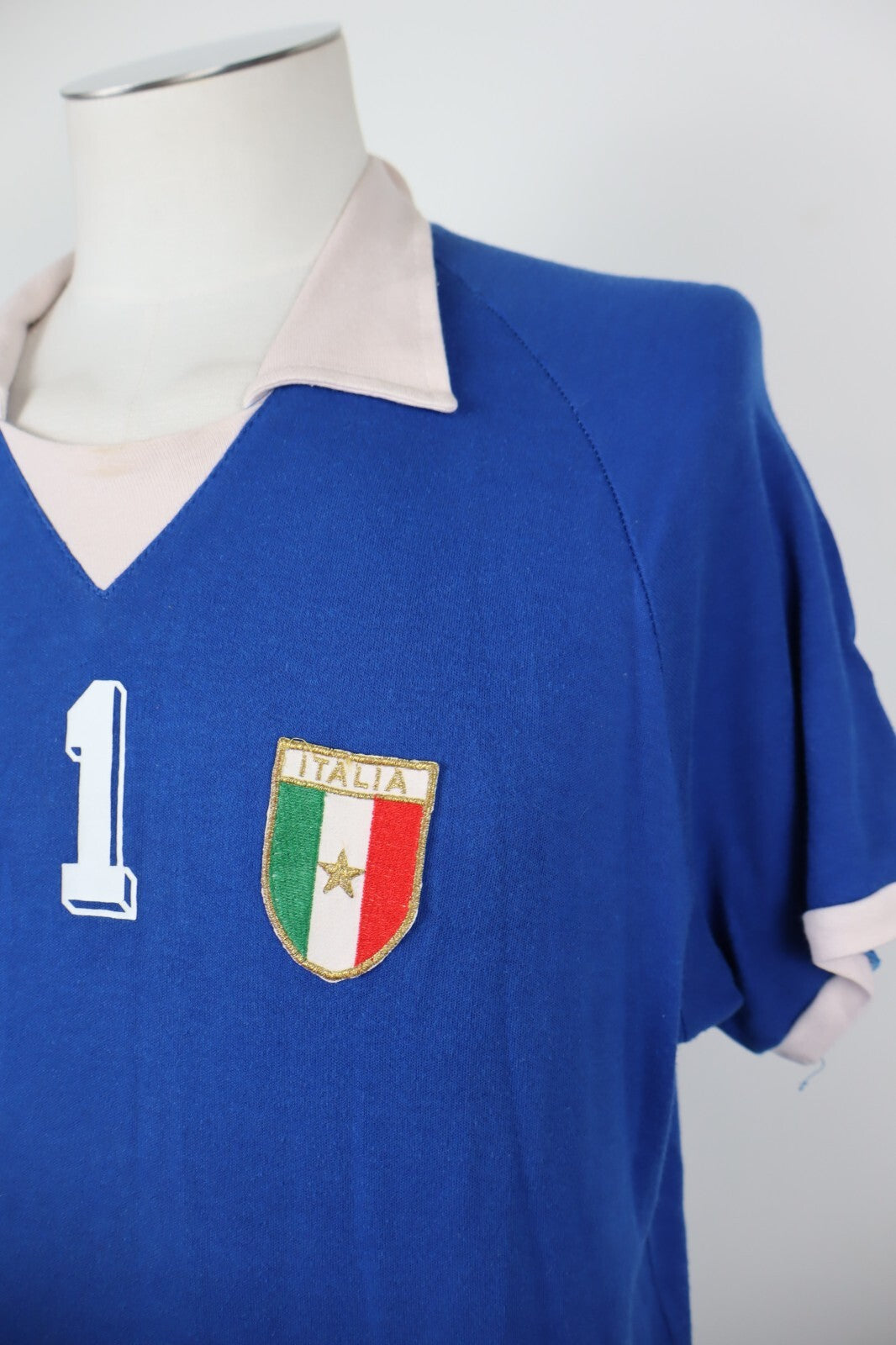 DUE T SPORT ITALIA N 1 MAGLIA CALCIO UOMO Tg 2XL SOCCER TRIKOT MAN JERSEY