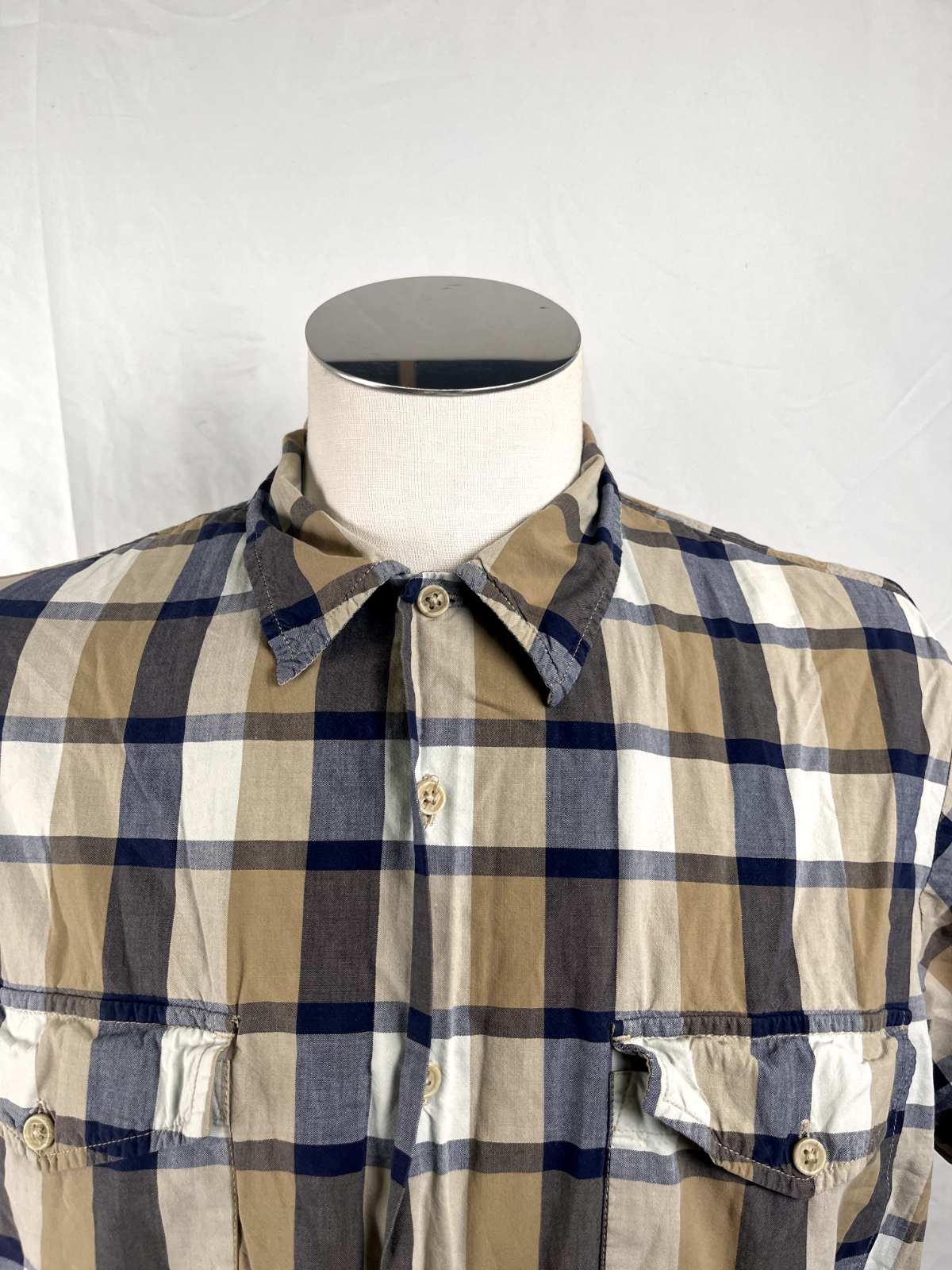MARLBORO CLASSIC CAMICIA UOMO COTONE TG. L MAN CASUAL VINTAGE SHIRT COTTON