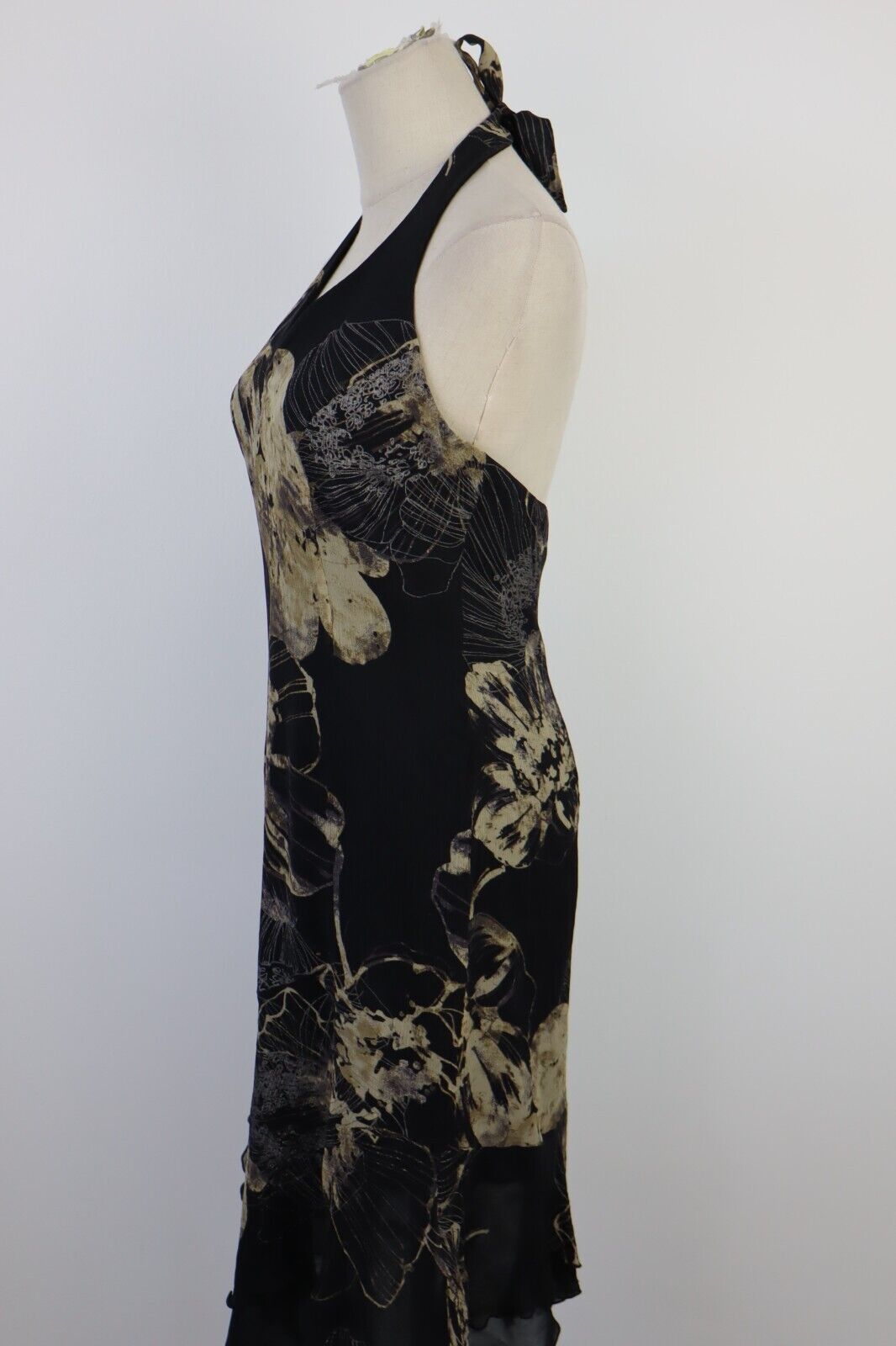 VERA MONT VESTITO DONNA TG 38 WOMAN RETRO' LUXURY VINTAGE CHIFFON Y2K 2000'S