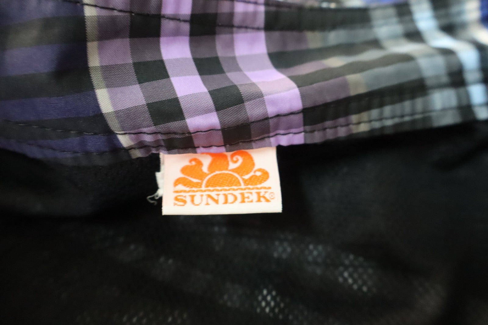 SUNDEK COSTUME PANTALONCINO MARE UOMO TG 34 MEN SWIMSUIT VINTAGE CASUAL LOGO