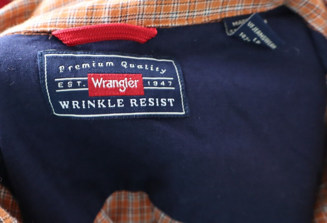 WRANGLER CAMICIA UOMO TG. M MAN CASUAL VINTAGE SHIRT COTONE COTTON CON TAG