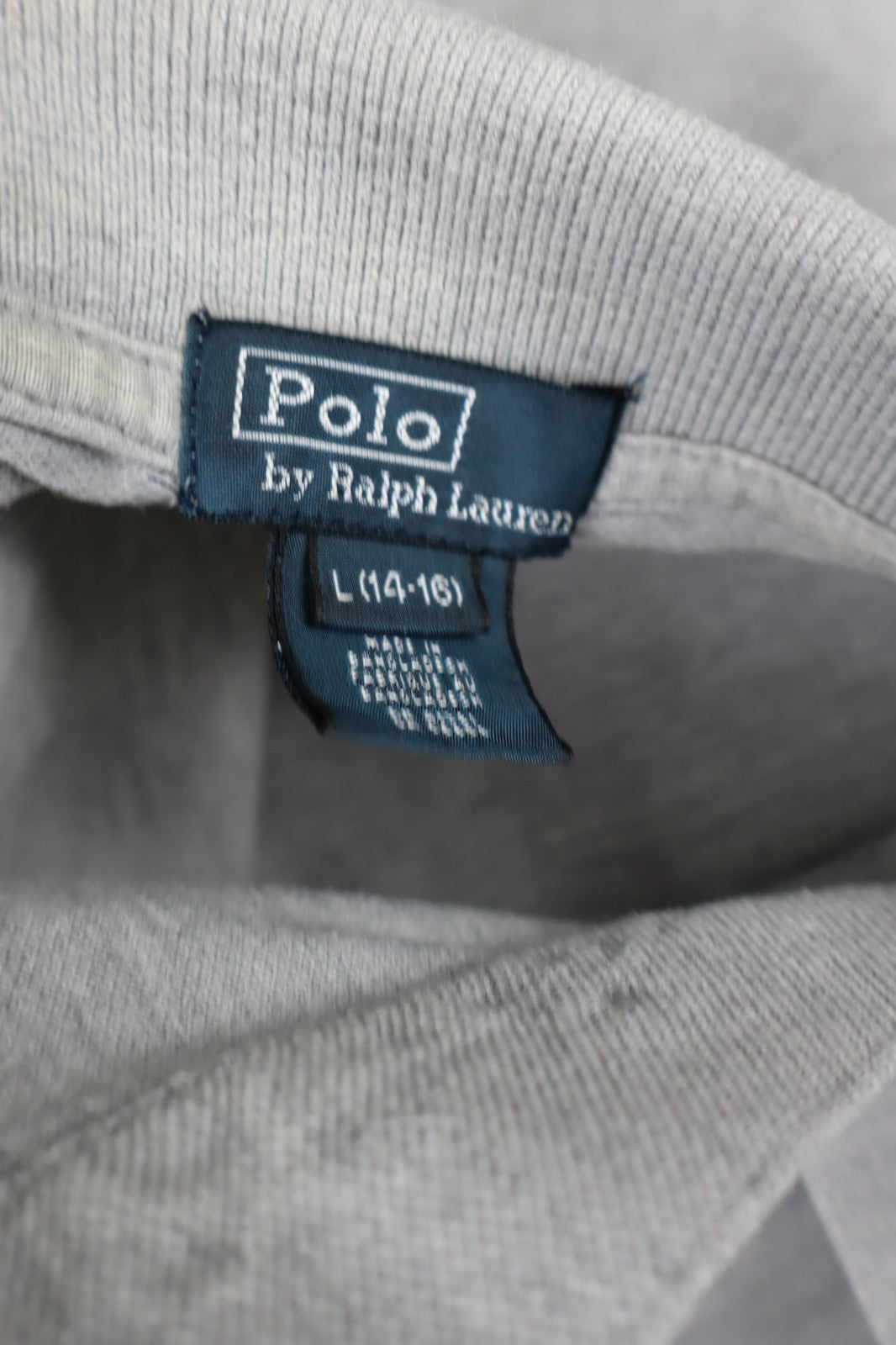 RALPH LAUREN POLO MAGLIA UOMO TG  14/16 ANNI MAN T-SHIRT VINTAGE COTONE RAGAZZO