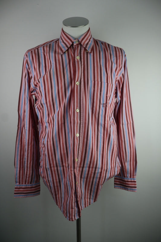 HENRY COTTON'S CAMICIA UOMO COTONE TG 40 MAN CASUAL VINTAGE COTTON SHIRT LOGO