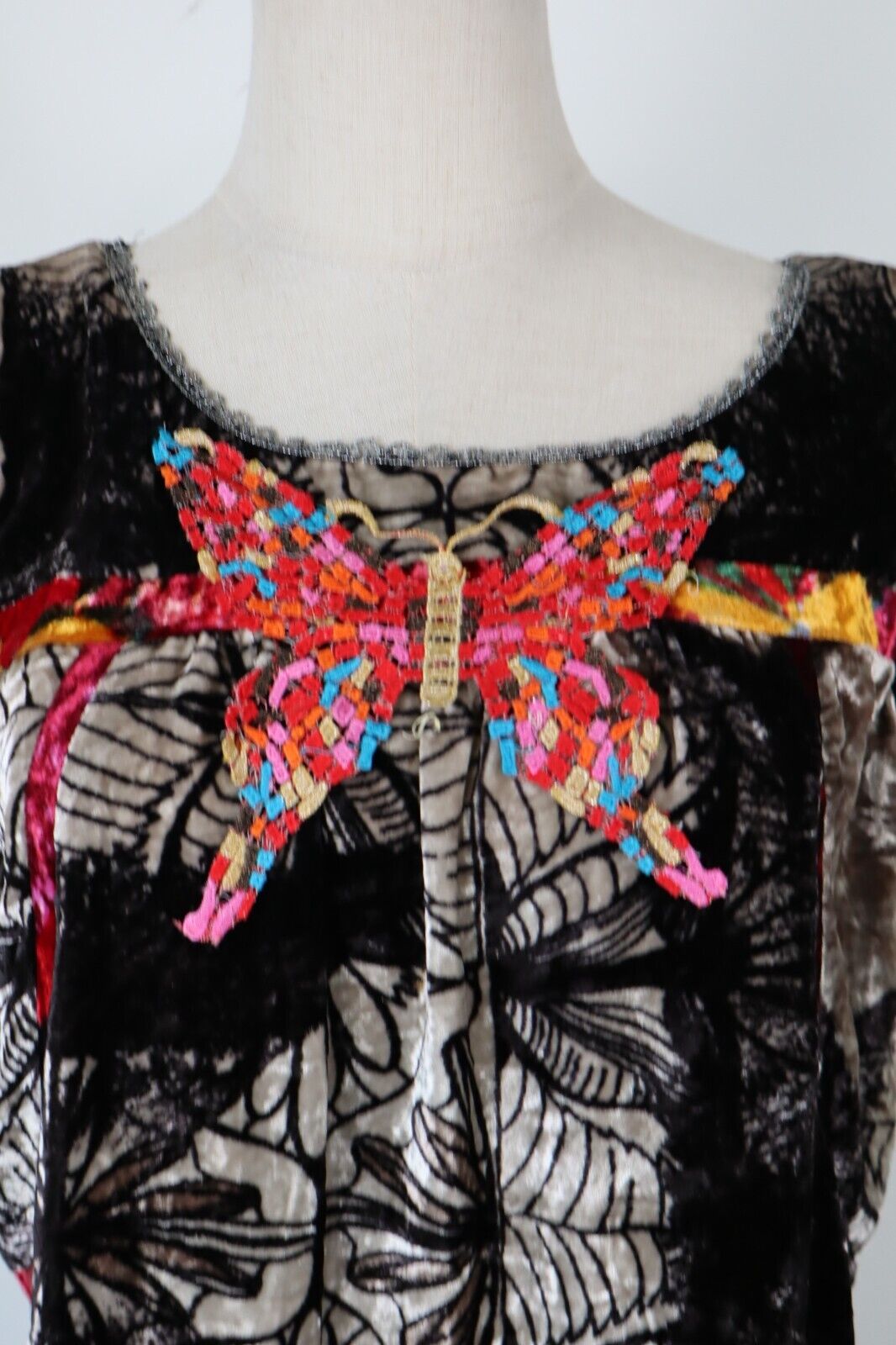 CUSTO BARCELONA VESTITO DONNA TG 40 WOMAN CASUAL VINTAGE DRESS SETA