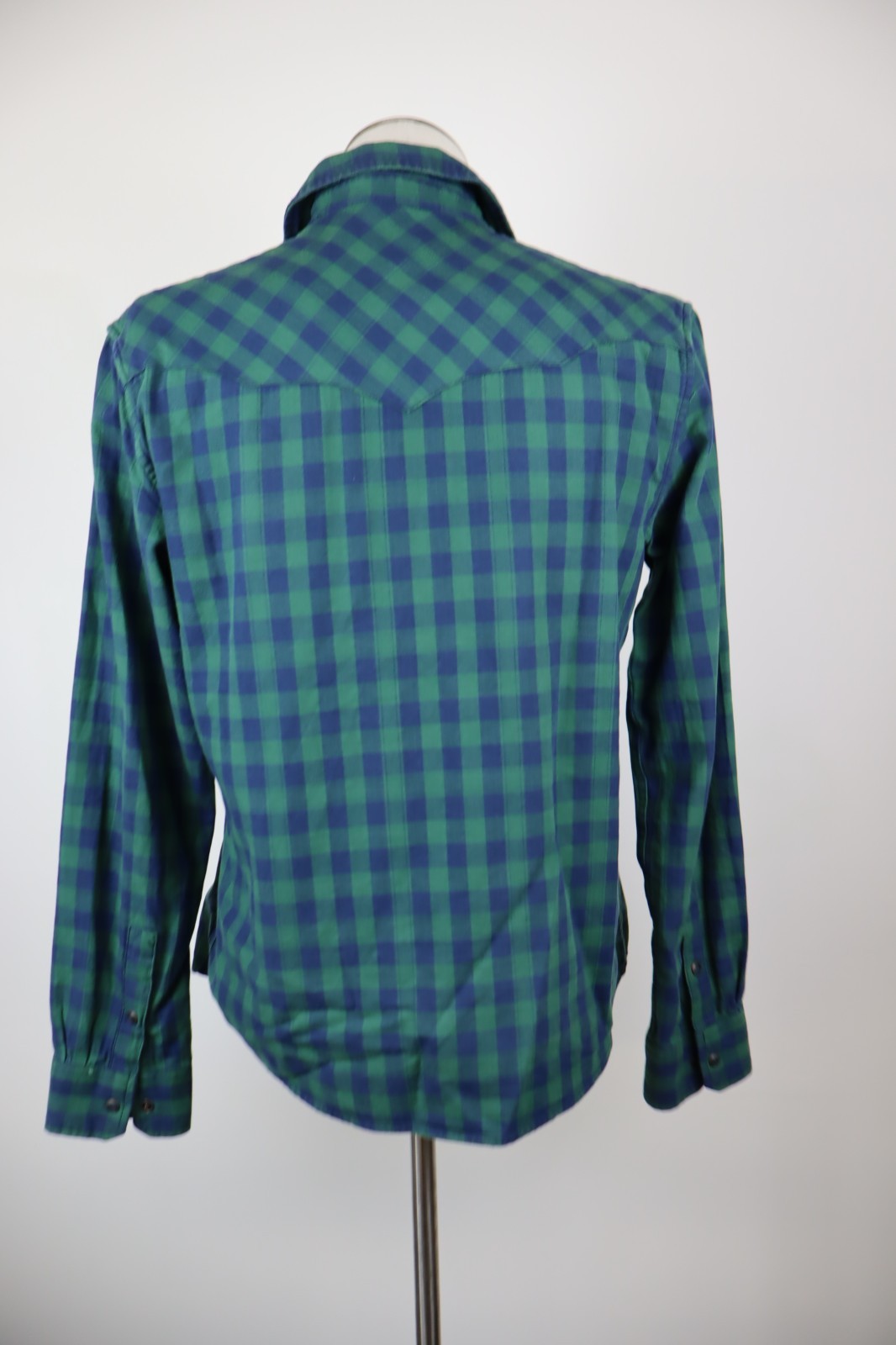 WRANGLER CAMICIA UOMO TG. S MAN CASUAL VINTAGE SHIRT COTONE MANICA LUNGA LOGO