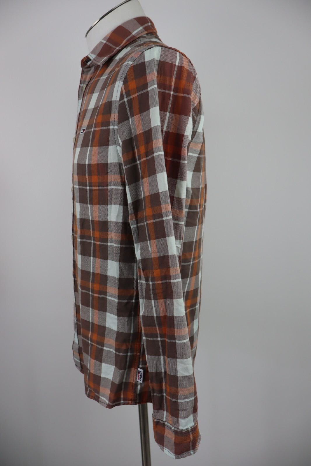 TOMMY HILFIGER CAMICIA UOMO COTONE TG. S MAN CASUAL VINTAGE COTTON SHIRT