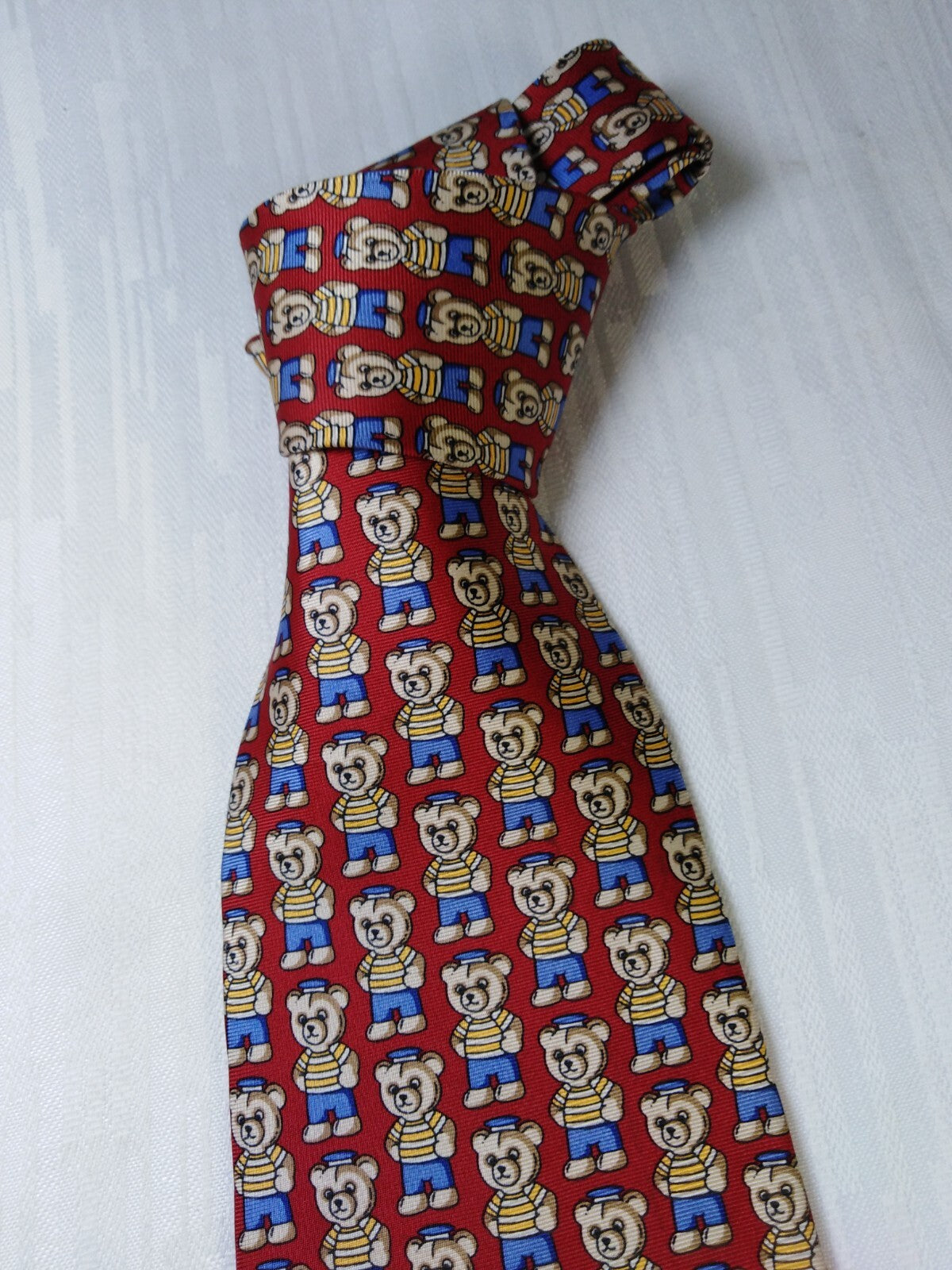 LES COPAINS 100% SILK TIE SETA CRAVATTA NECKTIE MADE IN ITALIA CLASSIC