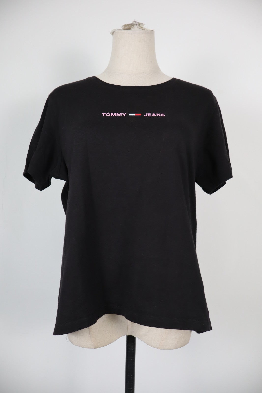 TOMMY HILFIGER MAGLIA COTONE DONNA TG. XL WOMAN CASUAL VINTAGE T-SHIRT COTTON