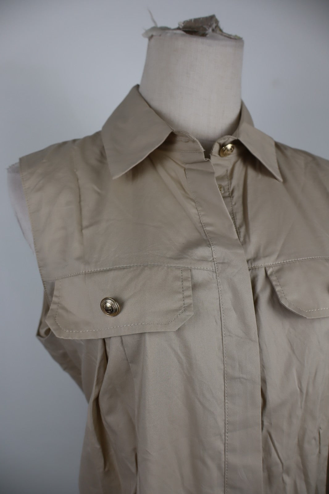 GAUDI JEANS VESTITO ABITO A CAMICIA DONNA TG. 44 WOMAN CASUAL VINTAGE DRESS