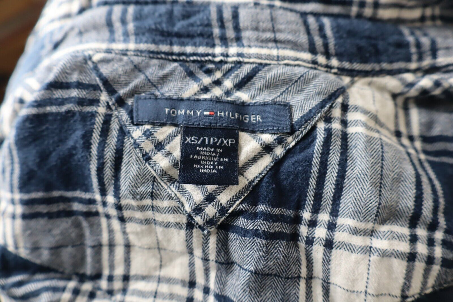 TOMMY HILFIGER CAMICIA DONNA TG. XS WOMAN SHIRT CASUAL VINTAGE COTONE COTTON