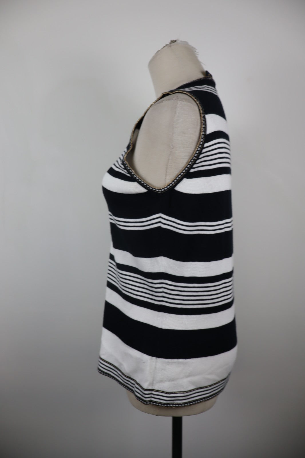 LUISA SPAGNOLI CANOTTA MAGLIA DONNA TG. M WOMAN T-SHIRT CASUAL VINTAGE COTONE