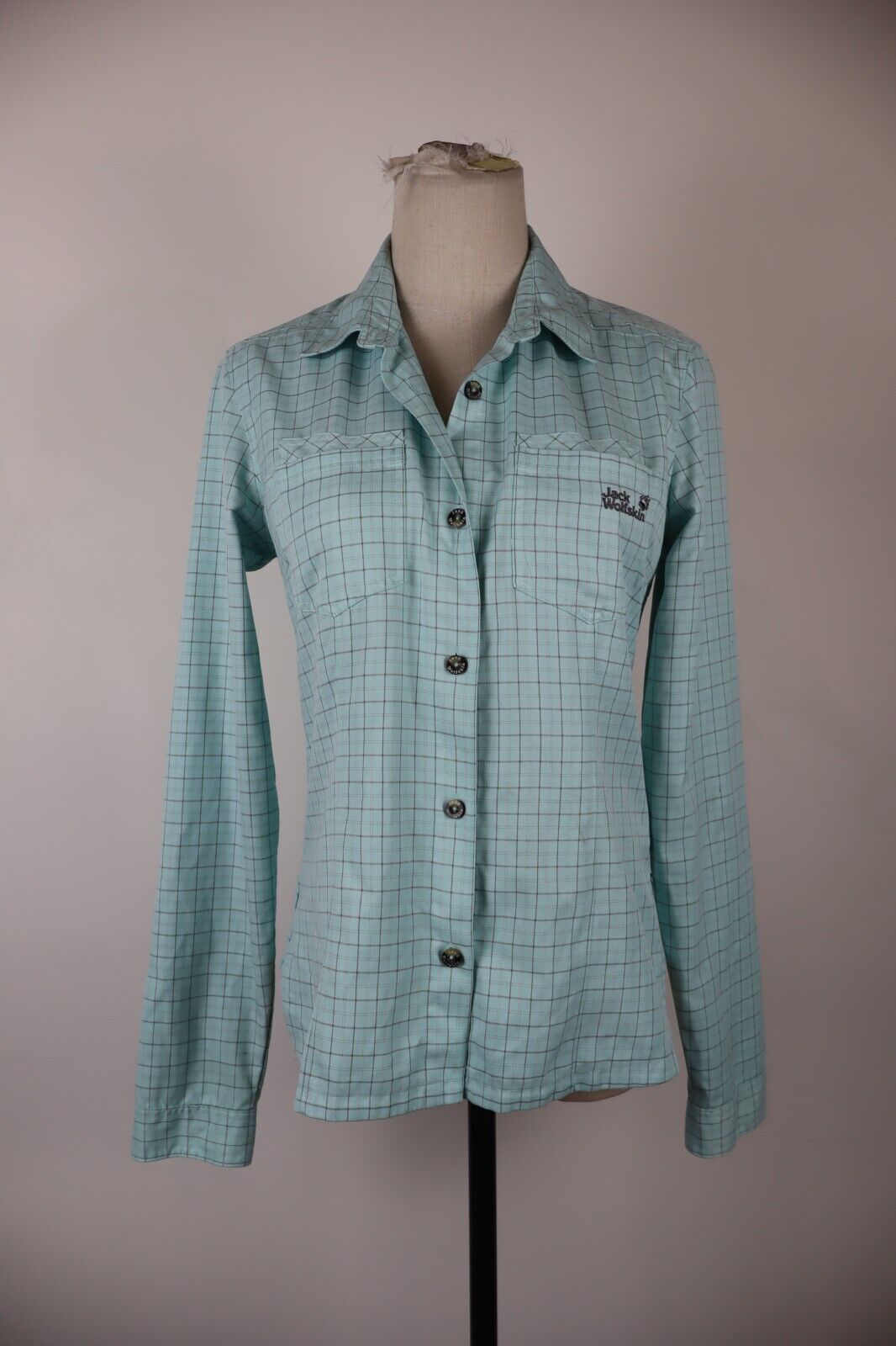 JACK WOLFSKIN CAMICIA  DONNA TG. S WOMAN SHIRT CASUAL VINTAGE COTONE COTTON