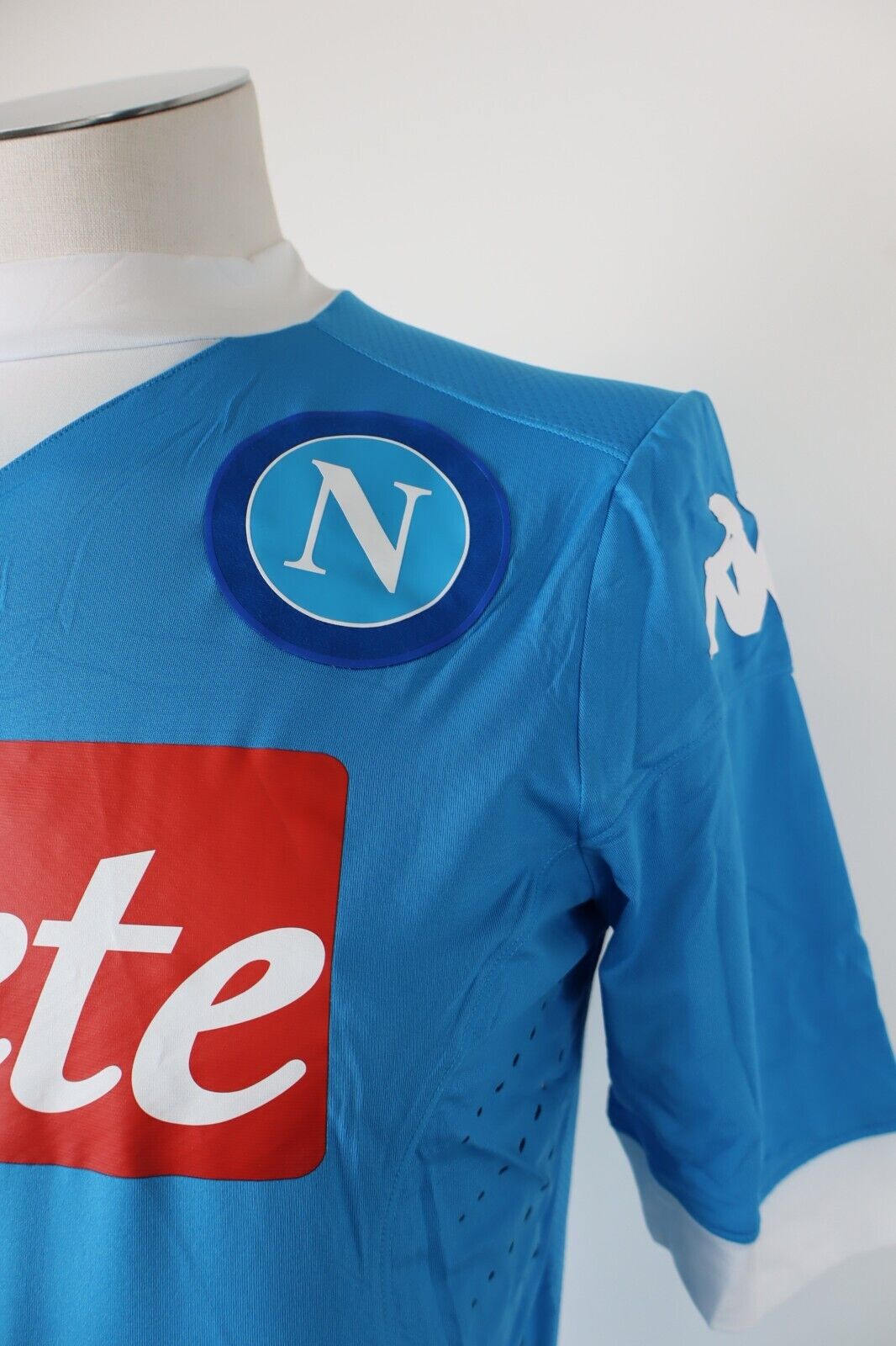 KAPPA NAPOLI INSIGNE N 24 MAGLIA CALCIO UOMO M SHIRT SOCCER AUTOGRAFATA JERSEY