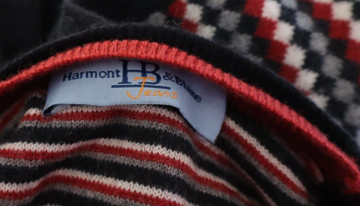 HARMONT & BLAINE MAGLIONE UOMO Tg. XL MAN SWEATER CASUAL VINTAGE WOOL LANA