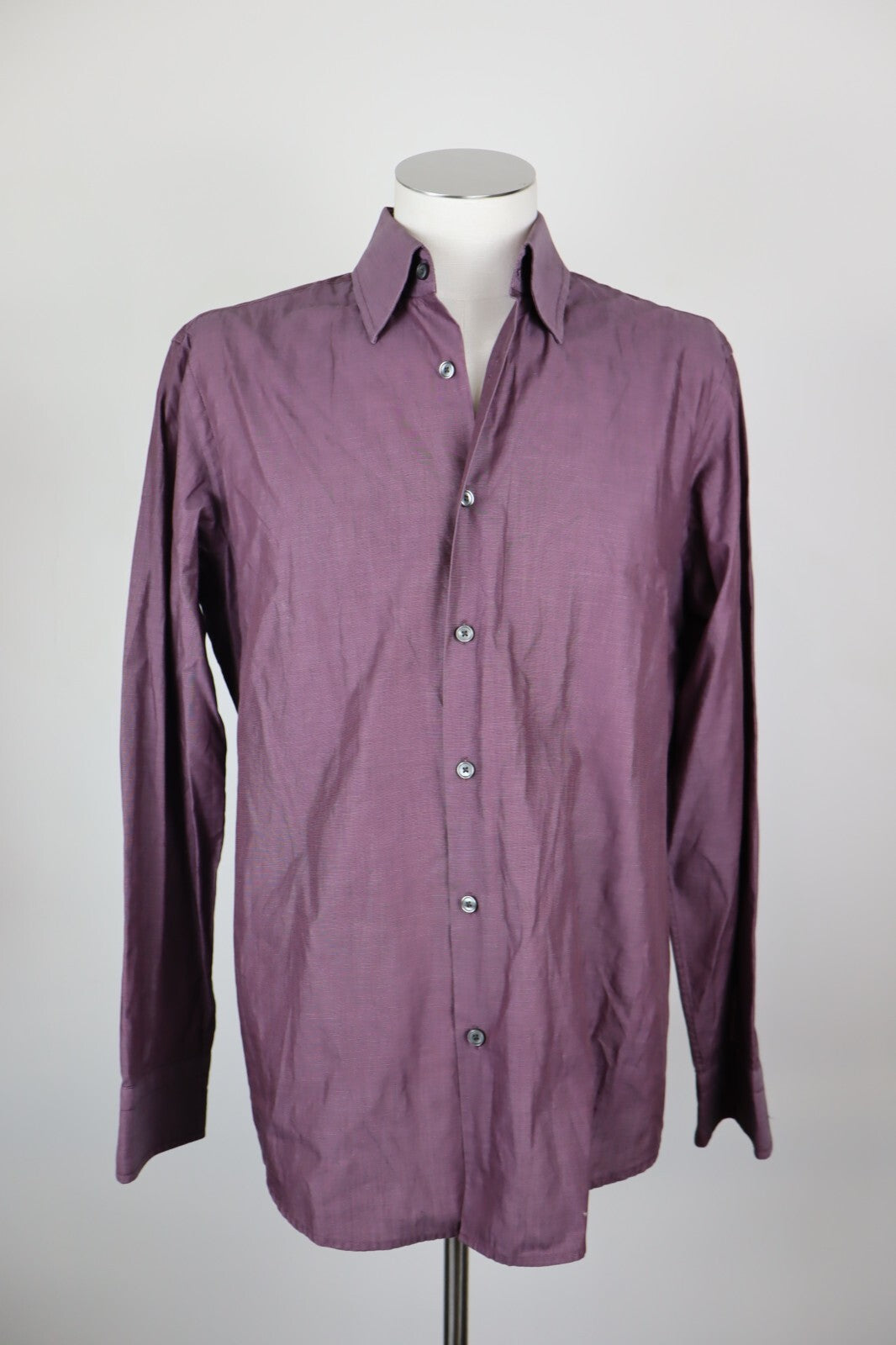 HUGO BOSS CAMICIA UOMO TG 42 16 1/2 MAN CASUAL VINTAGE SHIRT COTONE COTTON