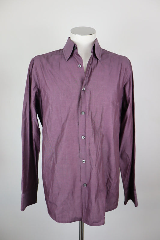 HUGO BOSS CAMICIA UOMO TG 42 16 1/2 MAN CASUAL VINTAGE SHIRT COTONE COTTON