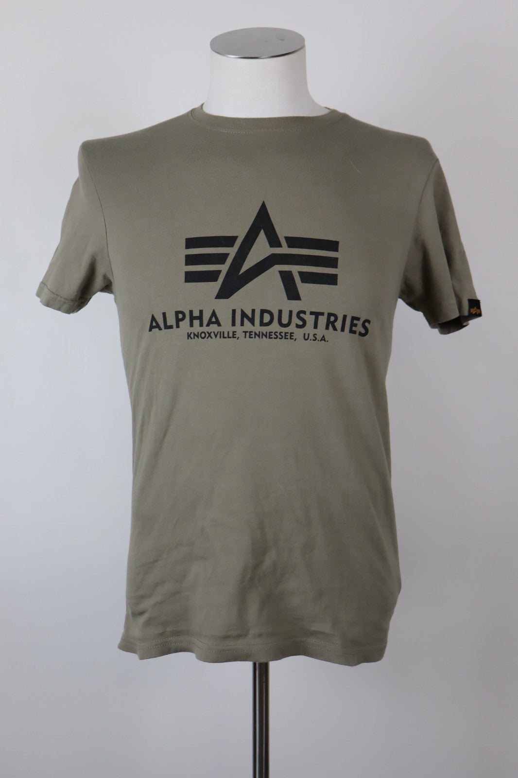 ALPHA INDUSTRIES USA MAGLIA UOMO TG. S MAN T-SHIRT CASUAL VINTAGE COTONE