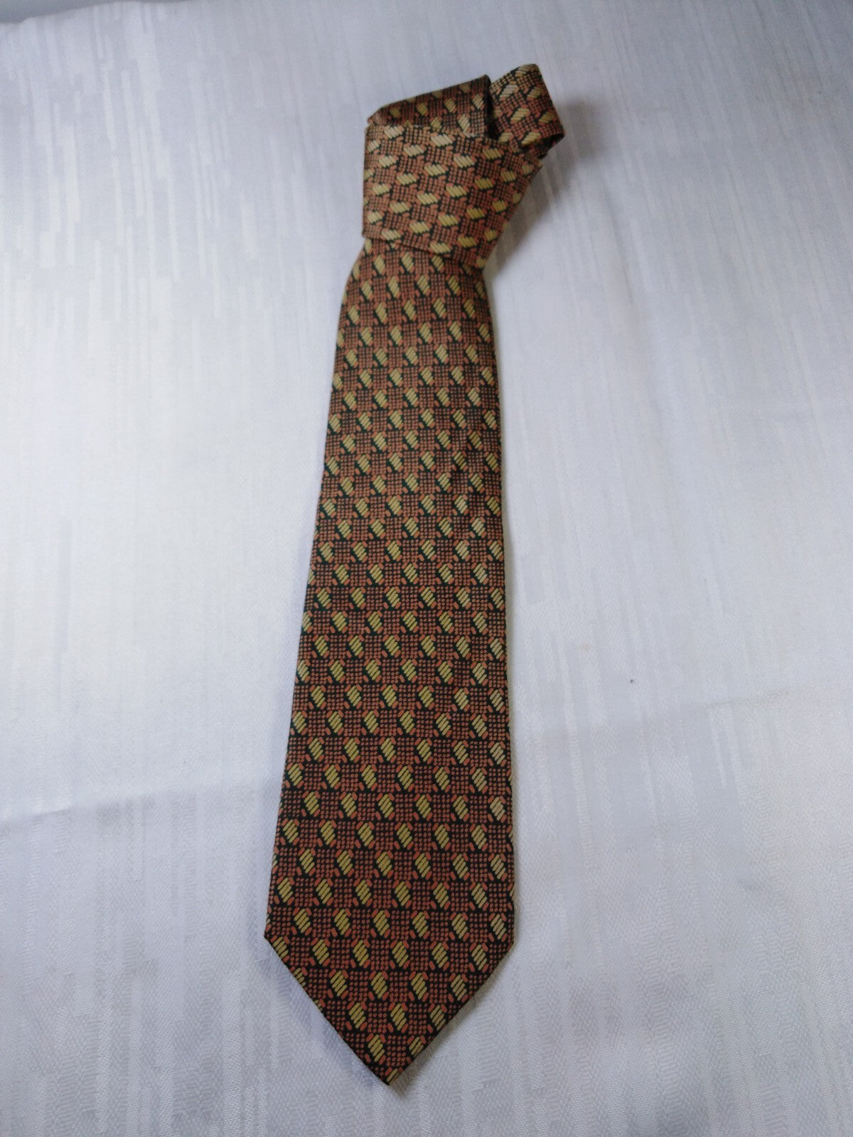 PROCHOWNICK 100% SILK TIE SETA CRAVATTA NECKTIE MADE IN ITALIA CLASSIC