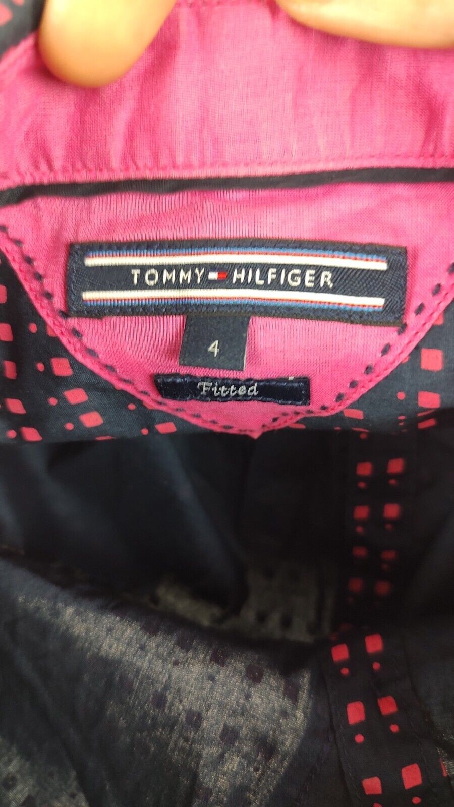 TOMMY HILFIGER CAMICIA DONNA TG. 4 WOMAN SHIRT CASUAL VINTAGE COTONE