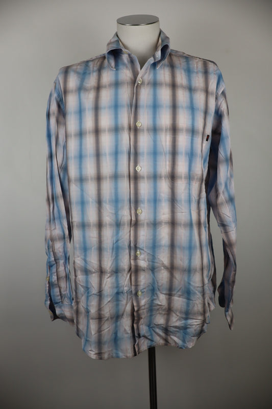 MARLBORO CLASSIC CAMICIA UOMO COTONE TG. XL MAN CASUAL VINTAGE SHIRT COTTON