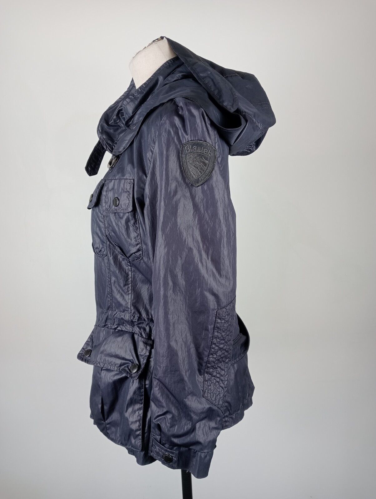BLAUER GIUBBINO LEGGERO IMPERMEABILE DONNA Tg L WOMAN JACKET CASUAL VINTAGE