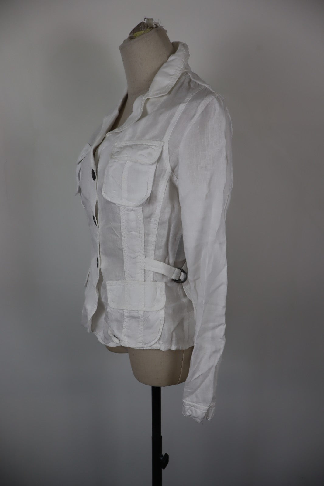 MARELLA GIACCA LINO DONNA Tg 42 WOMAN CASUAL VINTAGE JACKET SUIT