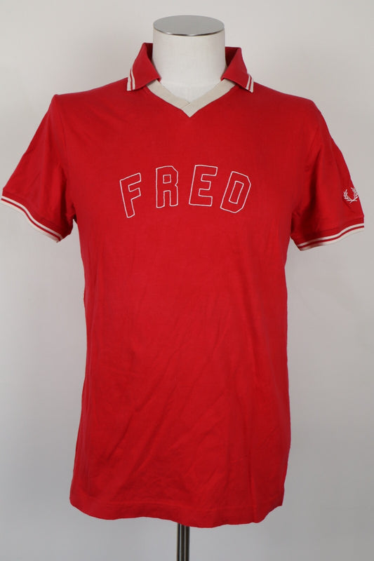 FRED PERRY POLO MAGLIA UOMO COTONE Tg. S MAN COTTON T-SHIRT CASUAL VINTAGE