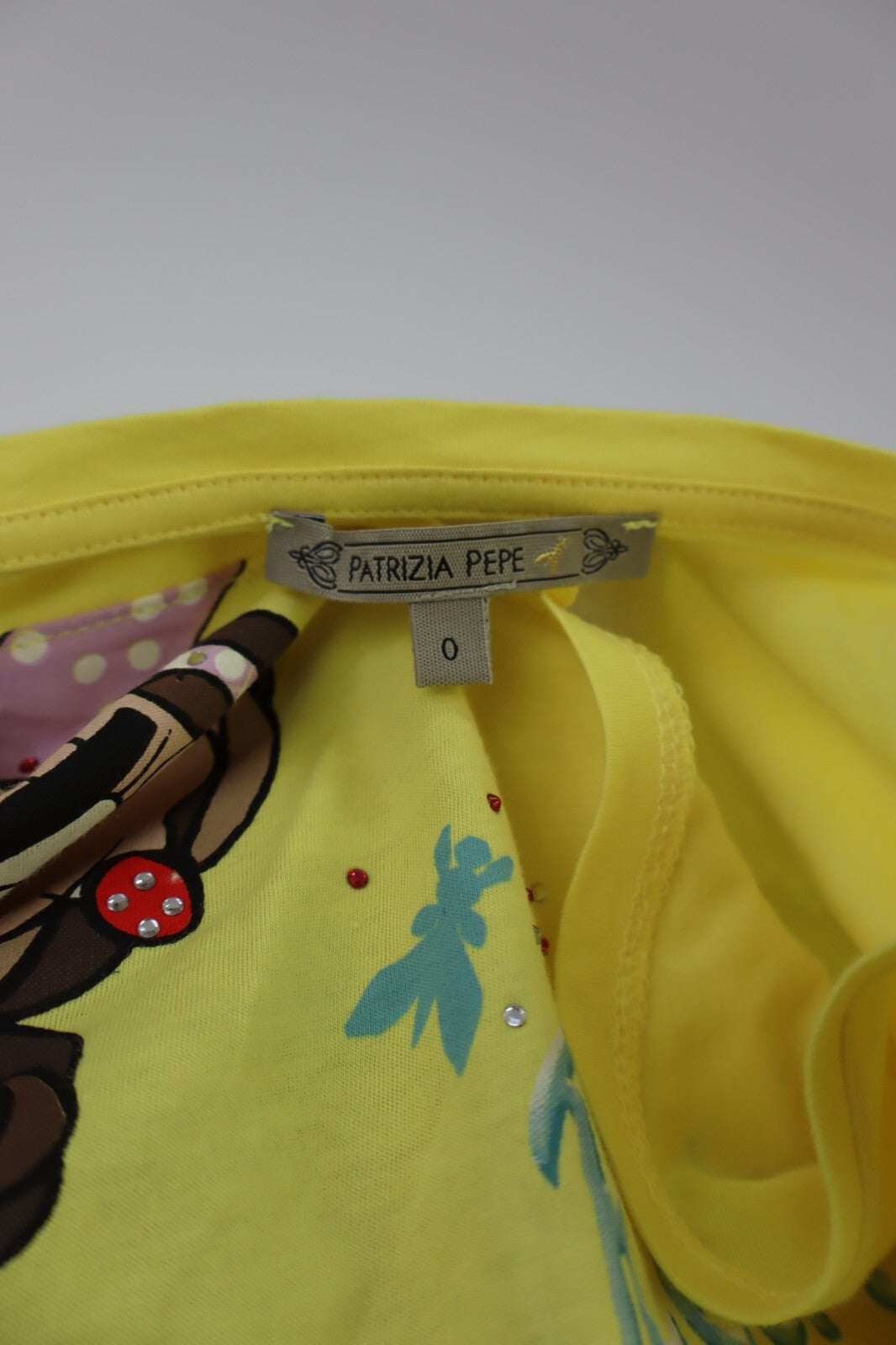 PATRIZIA PEPE MAGLIA DONNA TG. 0 WOMAN CASUAL T-SHIRT VINTAGE