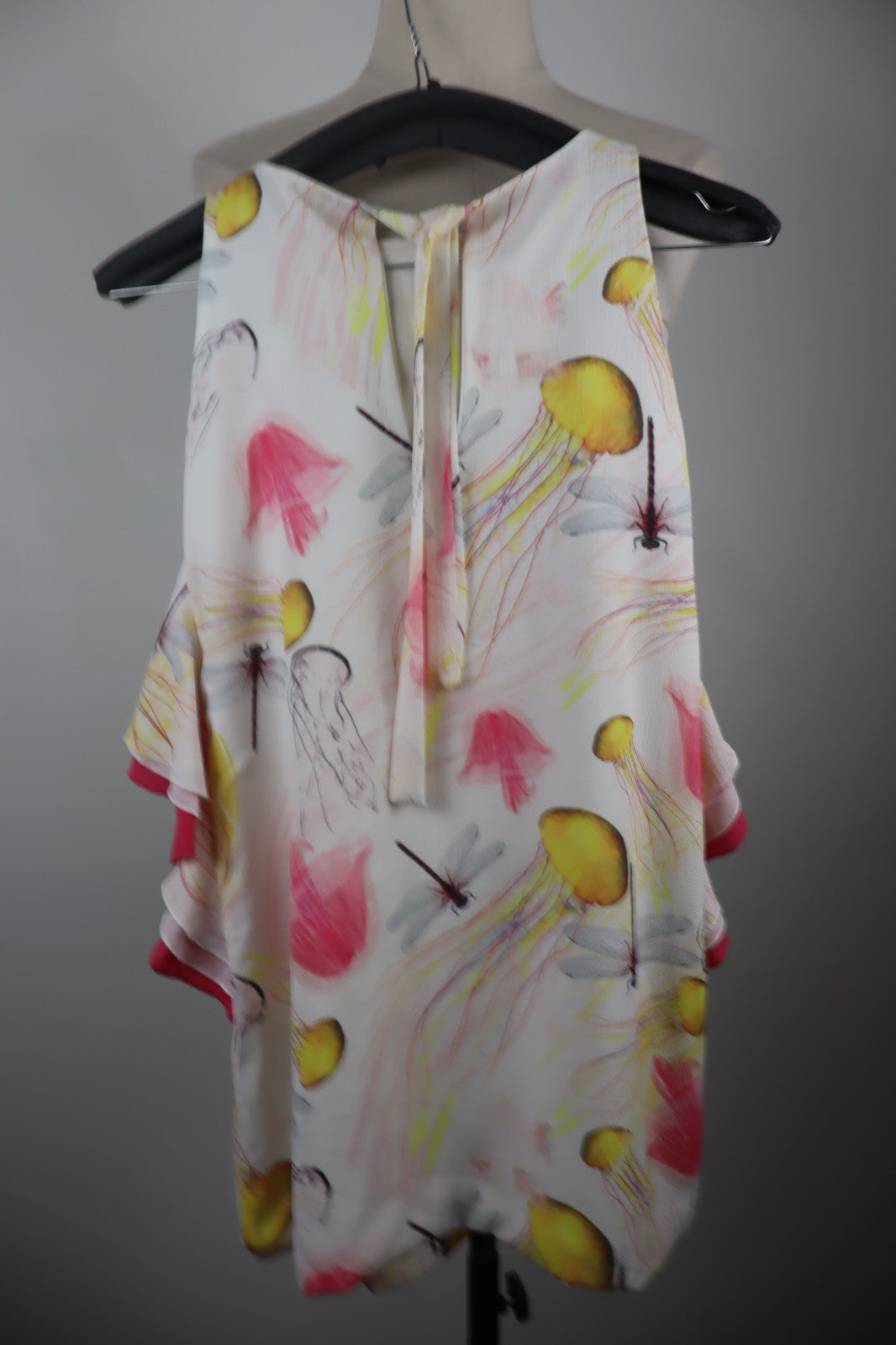 BYBLOS MAGLIA BLUSA SMANICATA DONNA TG. 34 WOMAN CASUAL VINTAGE T-SHIRT TOP LOGO