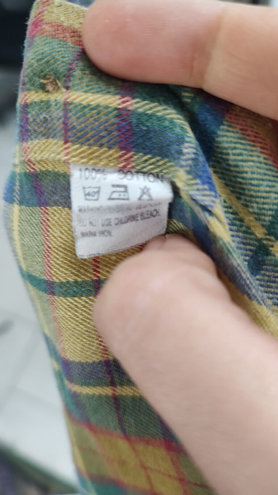 GANT CAMICIA UOMO TG. S MAN CASUAL VINTAGE SHIRT COTONE FLANELLA