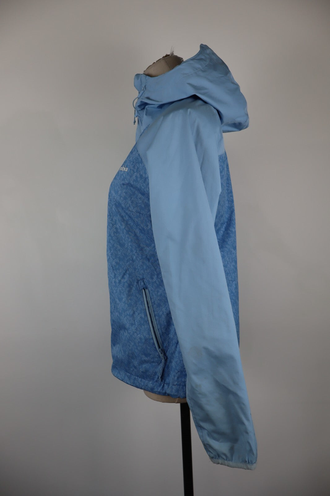 COLUMBIA FELPA CON ZIP GIACCA DONNA Tg XS WOMAN CASUAL VINTAGE SPORT JACKET