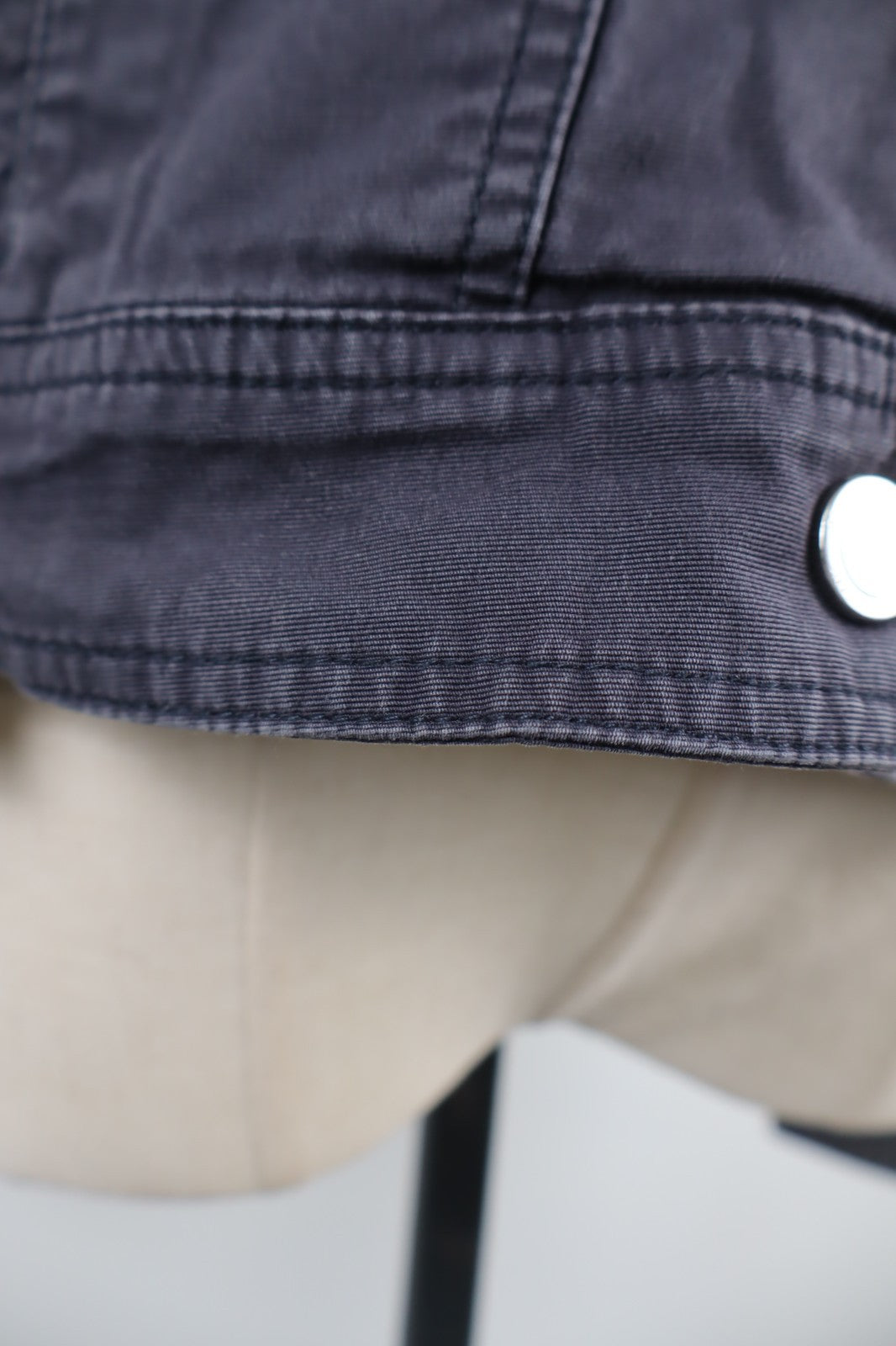 TRUSSARDI JEANS GIUBBINO GIACCA DONNA Tg. 46 WOMAN JACKET COTONE DENIM LOGO