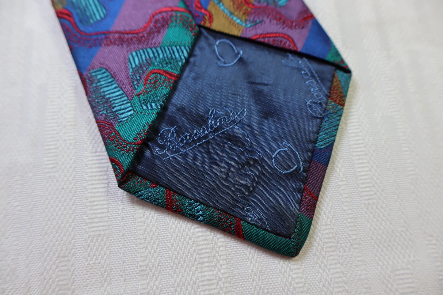 BORSALINO 100% SILK TIE SETA CRAVATTA NECKTIE MADE IN ITALY CLASSIC