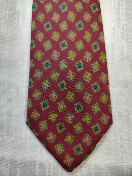 GUY LAROCHE 100% SILK TIE SETA CRAVATTA NECKTIE MADE IN ITALY CLASSIC
