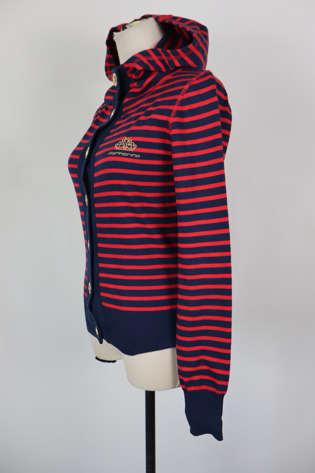 FORNARINA FELPA DONNA Tg S WOMAN CASUAL VINTAGE SPORT SWEATSHIRT COTONE