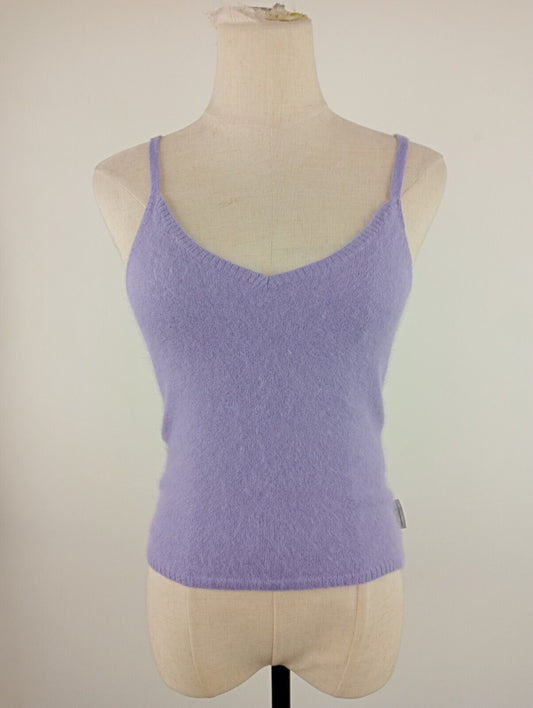 SERGIO TACCHINI CANOTTA TOP LANA MAGLIA DONNA XS 40 WOMAN CASUAL VINTAGE T-SHIRT