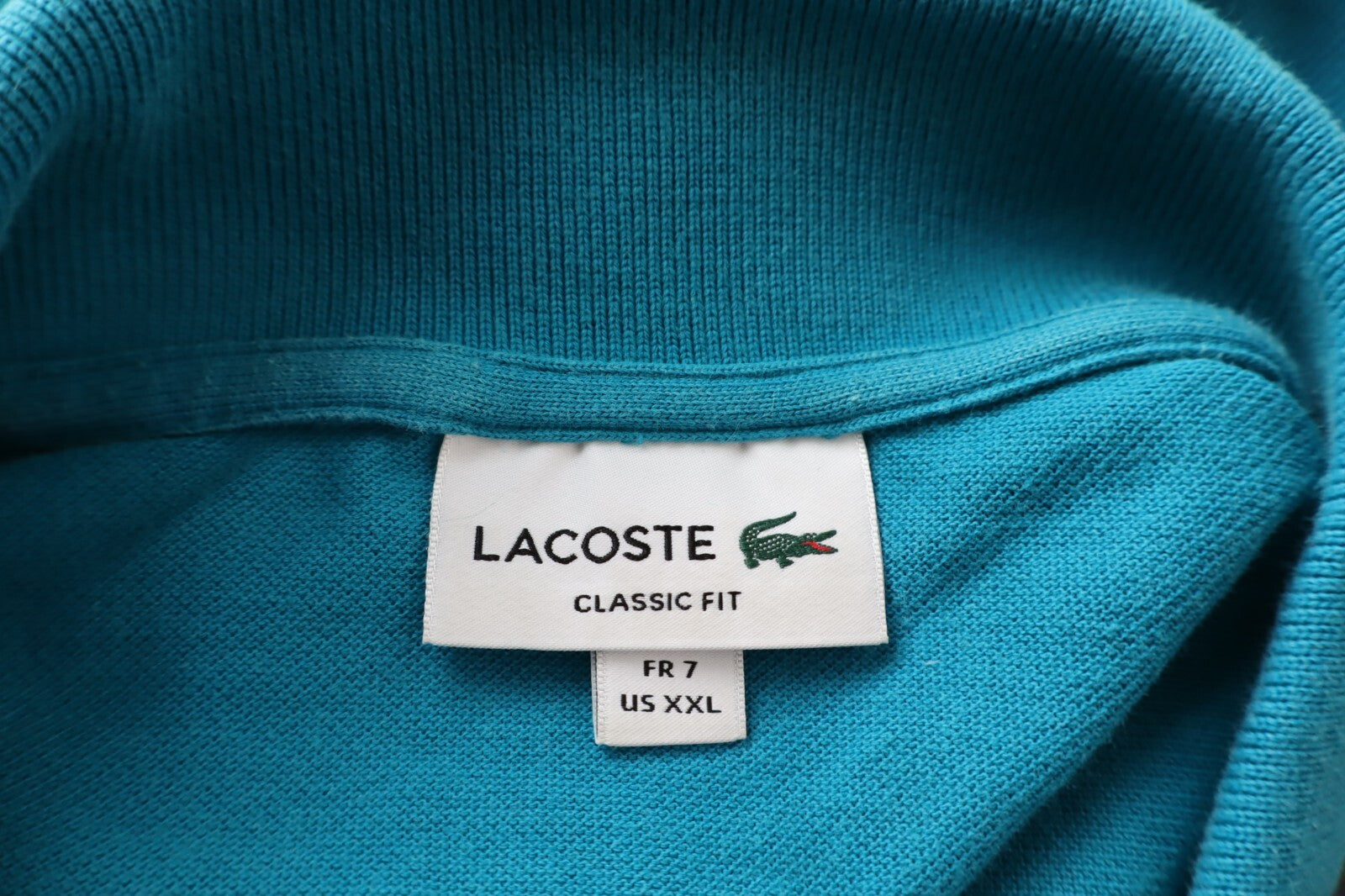 LACOSTE POLO MAGLIA UOMO COTONE TG. 2XL MAN COTTON T-SHIRT CASUAL VINTAGE LOGO