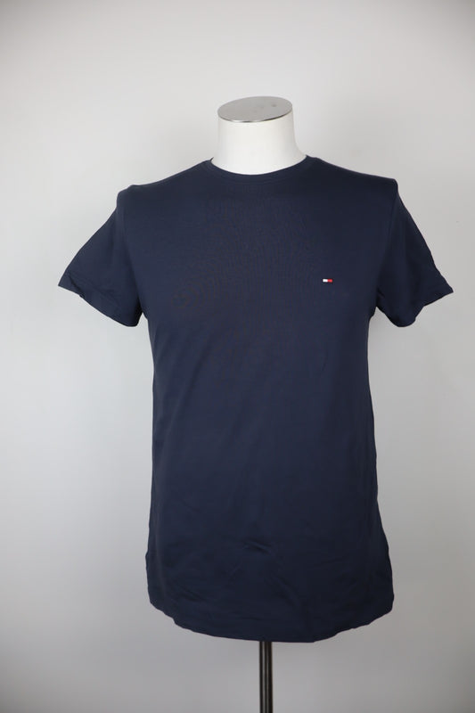 TOMMY HILFIGER MAGLIA UOMO TG M MAN T-SHIRT CASUAL VINTAGE COTONE COTTON BLU