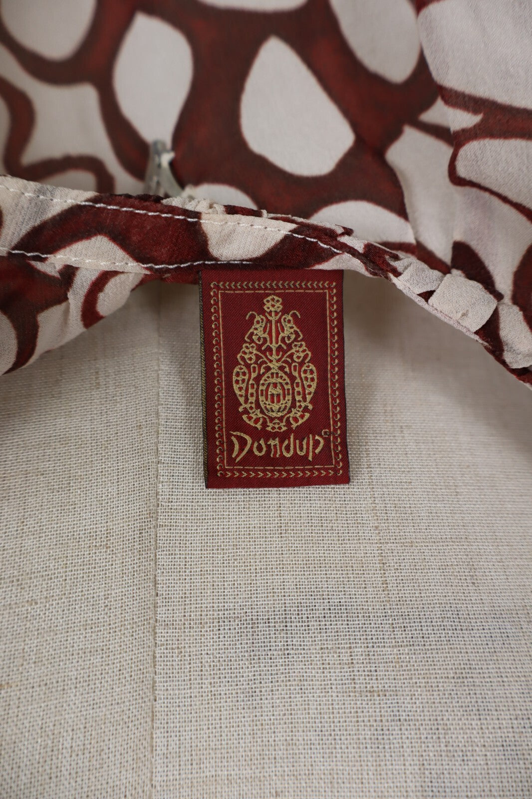 DONDUP MAGLIA DONNA TG. 42 WOMAN CASUAL VINTAGE T- SHIRT TOP SETA