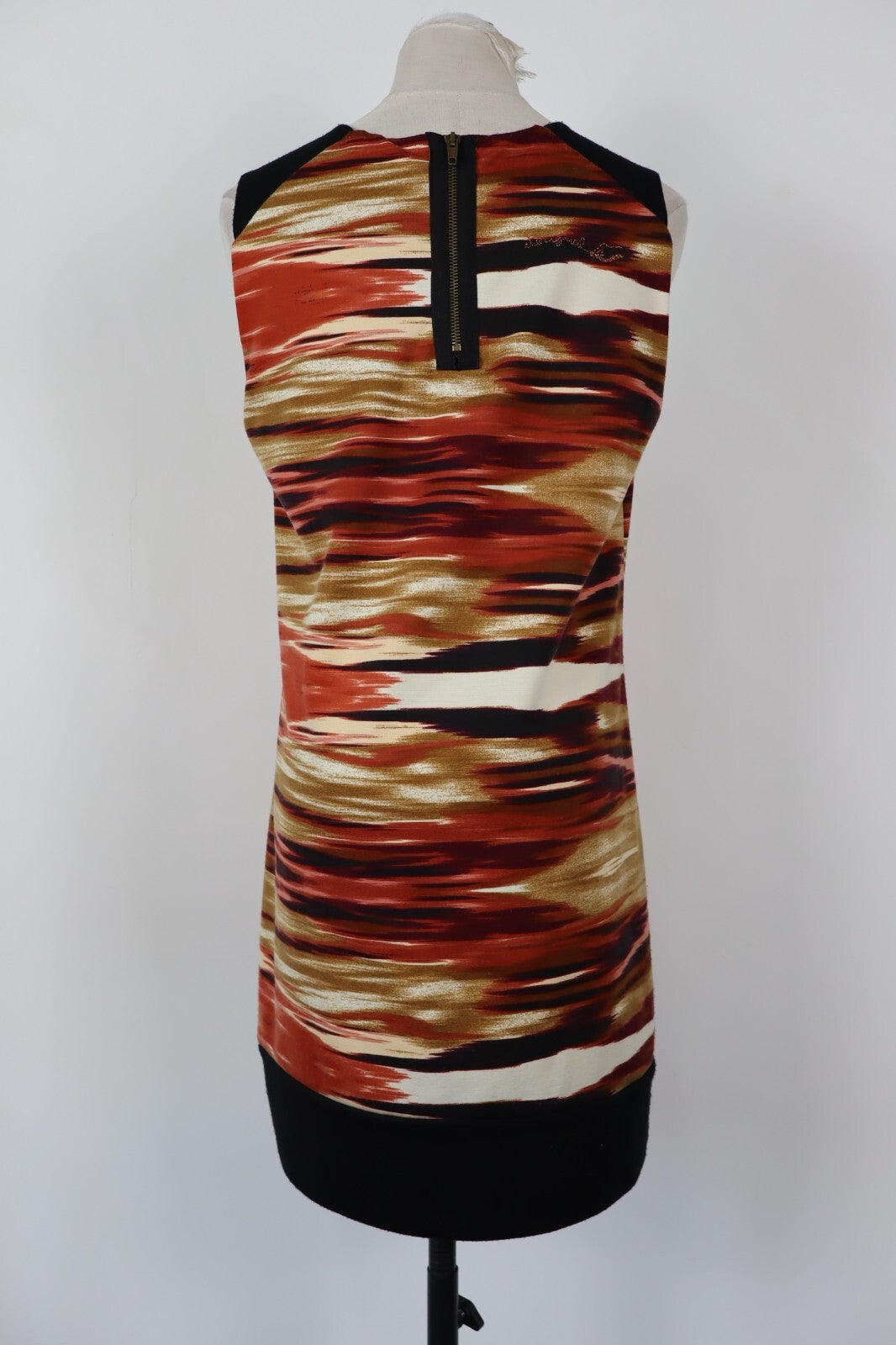 DESIGUAL VESTITO ABITO DONNA TG. XL  WOMAN CASUAL VINTAGE DRESS CON ZIP