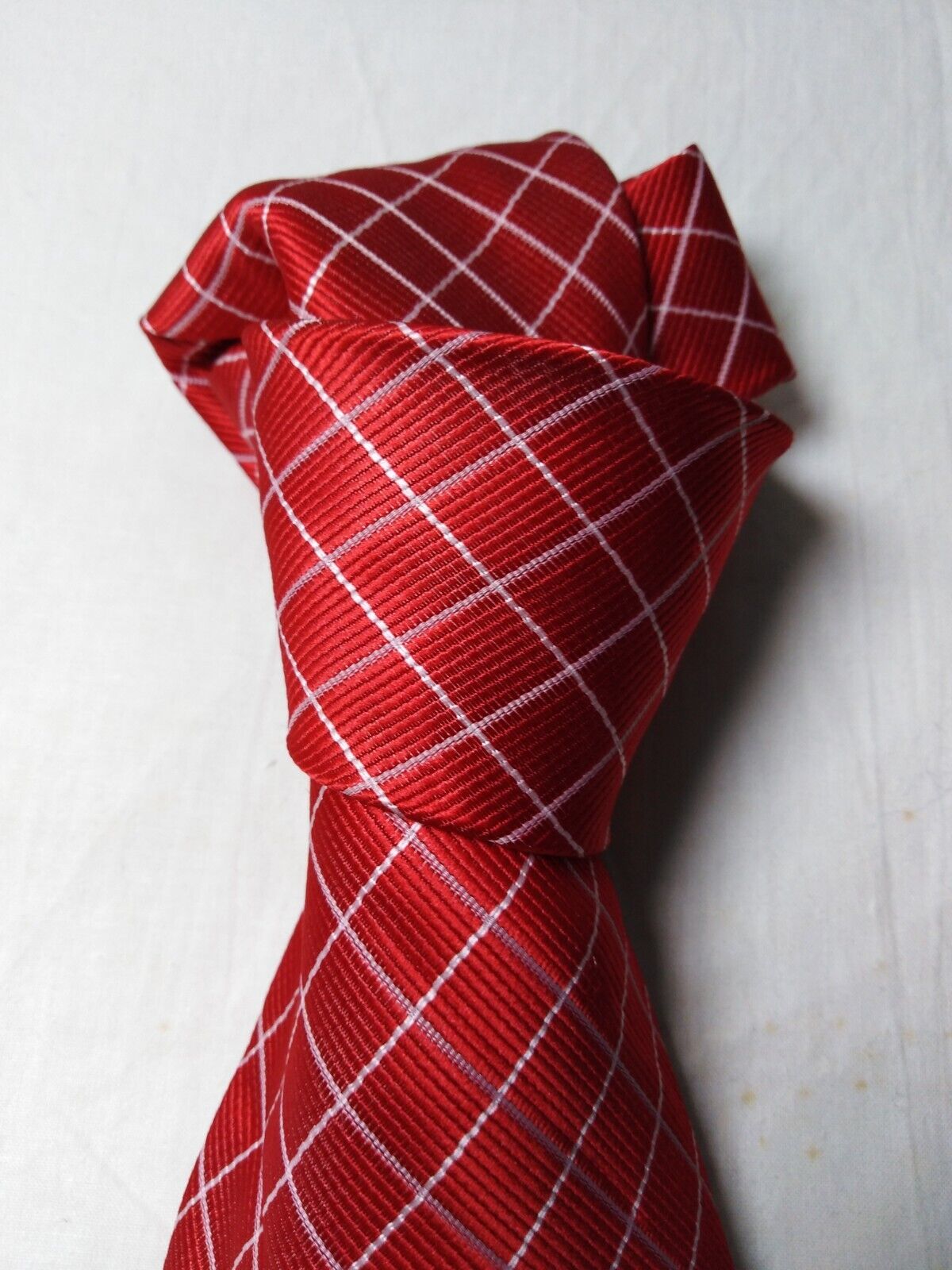 LUCIO LAMBERTI  100%  SILK TIE SETA CRAVATTA SELF TIPPED NECKTIE MADE IN ITALY