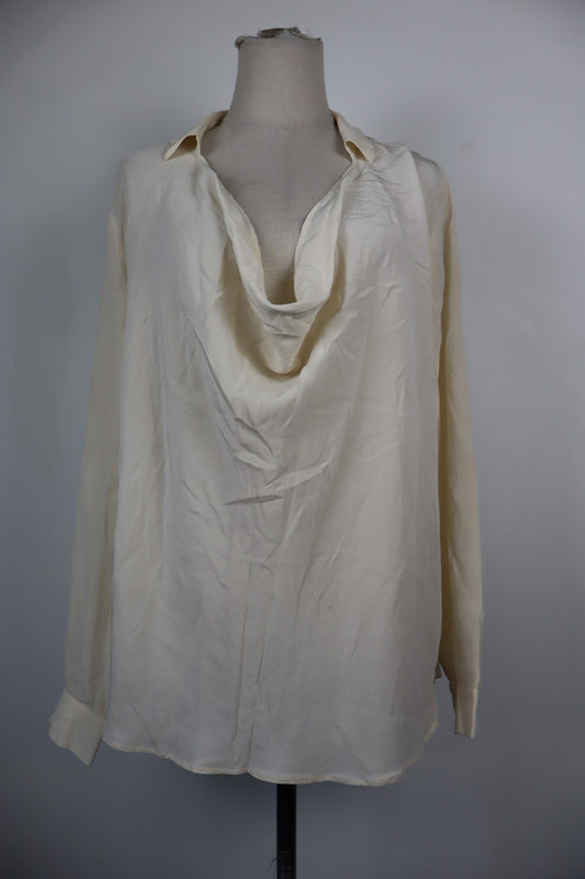 MAX&CO CAMICIA DONNA COTONE  TG. 46 WOMAN SHIRT BLOUSE CASUAL VINTAGE SETA