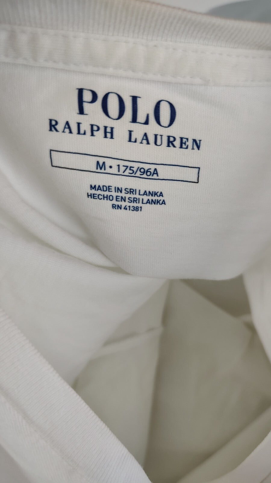 POLO RALPH LAUREN MAGLIA UOMO TG M MAN T-SHIRT CASUAL VINTAGE COTONE